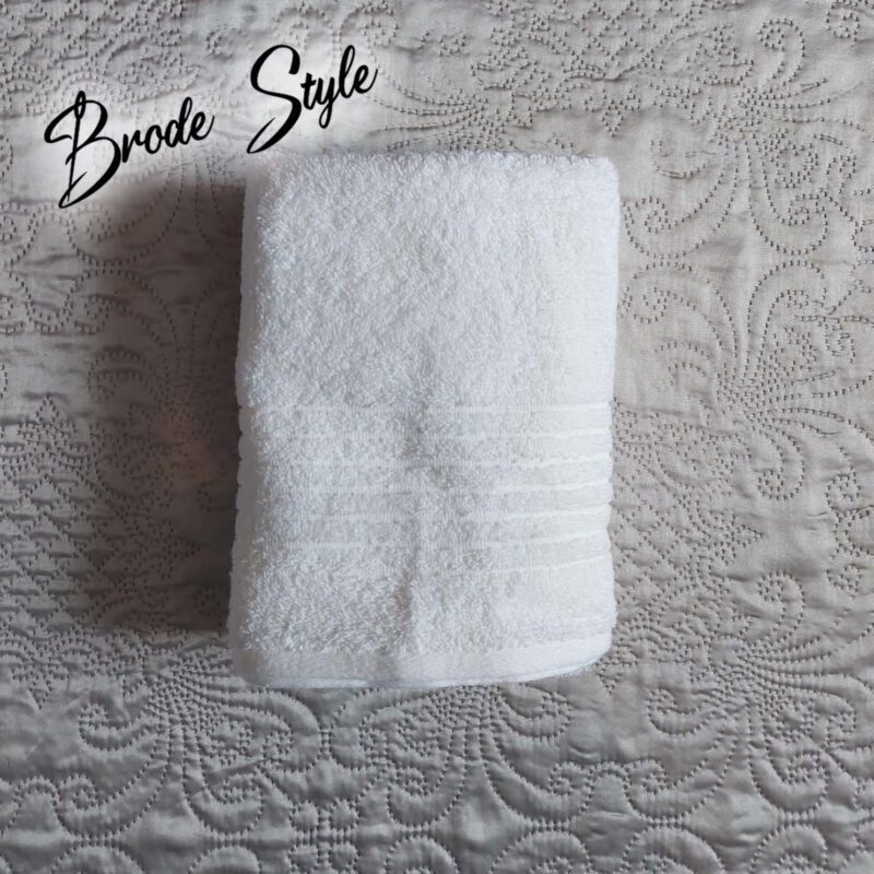 Petites serviettes personnalisées - Couleur blanc
